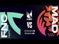 MAD LIONS VS FNATIC | LEC Spring split 2021 | JORNADA 5  | League of Legends
