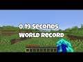 Minecraft Open Inventory NEW Speed Run World Record