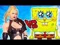 Rachel (Ninja Gaiden) Vs SpongeBob - Epic Battle - Left 4 dead 2 Gameplay (L4D2 SpongeBob Mod)