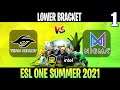 Secret vs Nigma Game 1 | Bo3 | Lower Bracket ESL One Summer 2021 | DOTA 2 LIVE