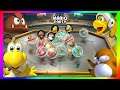 Super Mario Party Minigames #224 Goomba vs Hammer bro vs Koopa troopa vs Monty mole