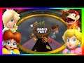 Super Mario Party Minigames #252 Daisy vs Peach vs Rosalina vs Diddy kong