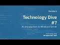 [Technology Dive #7] An introduction to Windows Server #Damillora