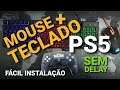 TECLADO E MOUSE NO PS5
