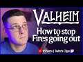 Valheim - How to stop Fires going out #shorts