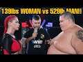 529 POUND MAN FIGHTS 139 POUND WOMAN IN RUSSIA!!! MMA NEWS