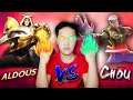 ដៃរន្ទះប៉ះជើងរន្ទះ Aldous VS Chou - Mobile Legends Cambodia