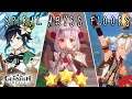 Clearing Spiral Abyss Floors 2.2 | Starter Team (low level) | Genshin Impact ❄️