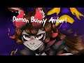 Demon Bunny Amber! Happy Halloween!