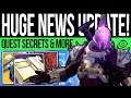 Destiny 2 | HUGE NEWS UPDATE! Twilight QUEST, New Exotics, Secret Obelisk, Hangar Glitch & Updates!