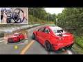 Drifting the EVO X from the Forza Horizon 5 Trailer (4K) w/Steering Wheel | Assetto Corsa