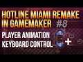 Hotline Miami Remake in GameMaker Studio #8 - Player animation + keyboard input