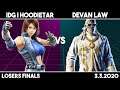 IDG | Hoodietar (Asuka) vs Devan Law (Leroy) | TEKKEN 7 Losers Finals | Synthwave X #21
