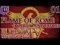 Let's Stream Europa Universalis IV Imperium Universalis Flame of Rome Part 1