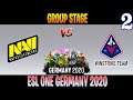 Navi vs Winstrike Game 2 | Bo3 | Group Stage ESL ONE Germany 2020 | DOTA 2 LIVE