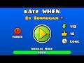 rate when | geomety Dash