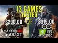 RX 5600 XT v RTX 2060 in 13 games ultra settings 1080p benchmarks