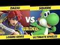 Smash Ultimate Tournament - Dazai (Roy) Vs. Squerk (Yoshi) - The Grind 85 SSBU Losers Semis