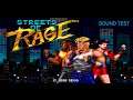 Streets of Rage - Sound Test on SEGA Genesis 2 VA2.3