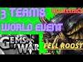 3 Teams World Event Faction Assault | Gems of War event guide | Fell Roost No mythic no legendary