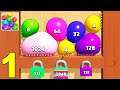 Blob Merge 3D - 2048 Tale Puzzle - Gameplay Walkthrough Levels 1-15 (Android) Part 1