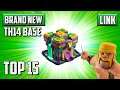 Brand New Top 15 TH14 War Base With Link ( Town Hall 14 New Base ) must watch base link included