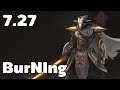 BurNIng Juggernaut Dota 2 7.27 Pro MMR Gameplay
