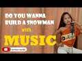 Dan Vibes - Do You Wanna Build A Snowman WITH MUSIC Instrumental by Frostudio #shorts