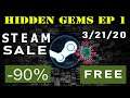 Hidden Gems Episode 1: 6 Games for $7 on Steam Sale Perfect for Coronavirus Lockdown Covid -19 Free