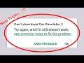How To Fix Can't Download Car Simulator 2 App Error On Google Play Store Problem Solved
