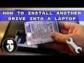 How to install a 2nd Hard Drive in a Laptop - Still Working 2023!