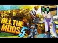 Minecraft All the Mods 5 - GOLDEN LEAVES IN NATURE'S AURA #23