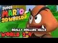 Super Mario 3D World - Really Rolling Hills (World 2-4) | MarioGamers