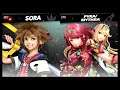 Super Smash Bros Ultimate Amiibo Fights – Sora & Co #256 Sora vs Pyra