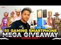 10M Special 50 Gaming Smartphone Giveaway New Xayne Character Diamond King Free Fire Live