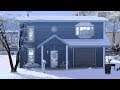 BUDGET WINTER HOUSE | The Sims 4 | Speed Build | NO CC