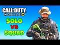 Call of Duty Mobile Legendary SOLO vs SQUAD Battle Royale Gameplay | COD Mobile Live Stream