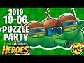 Fiesta de Puzzles (19/06/19) | PvZ Heroes | Reto Diario