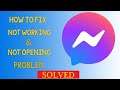 Fix "Facebook Messenger" App Not Working Problem in Android | Facebook Messenger App Not Opening