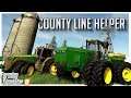 HELPING OUT ON SQUADS FARM | County Line Roleplay | Farming Simulator 19