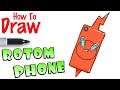 How to Draw Rotom Phone from Pokemon