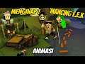 Lucu ! Youtuber Menginap Di Hutan Sambil Main Free Fire  - Minecraft Animation