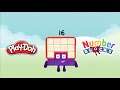 Making Numberblocks 16 With Play Doh How To Make Numberblocks With Play Doh Numberblocks Adventure
