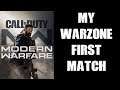 My First Match Of WARZONE! COD Modern Warfare 2019 (PS4 Gameplay)