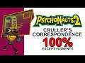 Psychonauts 2 Cruller’s Correspondence 100% Completion Except Figments