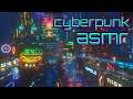 Super relaxing ASMR | I take you on a rainy drive in a Cyberpunk City π Cloudpunk