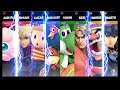 Super Smash Bros Ultimate Amiibo Fights   Request #5355 4 Team battle at Mario Circuit