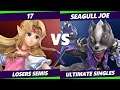 S@X 360 Online Losers Semis - 17 (Zelda) Vs. Seagull Joe (Palutena, ROB, Wolf) Smash Ultimate - SSBU