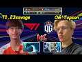 T1 23savage Morphling vs OG Topson Zeus Epic Fight Server Eu Dota 2 pro gameplay