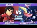 TAMISUMA 190 Semifinals - AyaLin (Mii Brawler, Daisy) Vs. Some (Greninja) Smash Ultimate SSBU